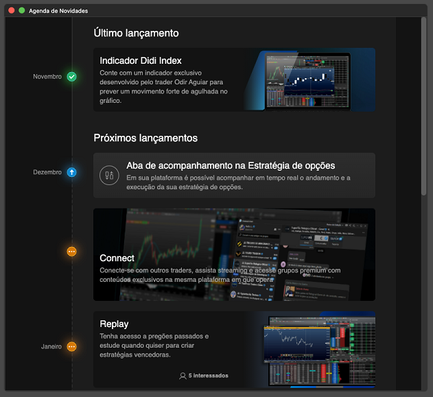 Local de Instalação das Plataformas Profit – Nelogica Sistemas de Software