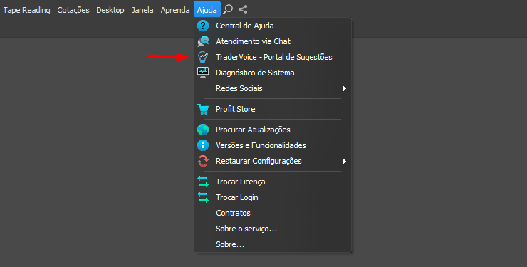 trader_voice_portal_de_sugestoes_no_menu_ajuda.png