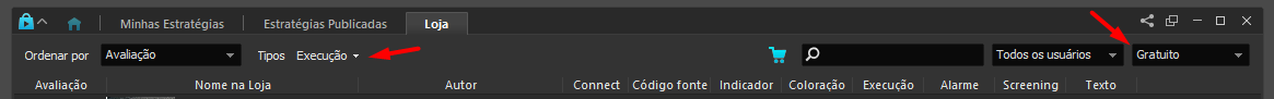 tipo_execucao_e_gratuito_nos_filtros_da_loja_de_estrategias.png