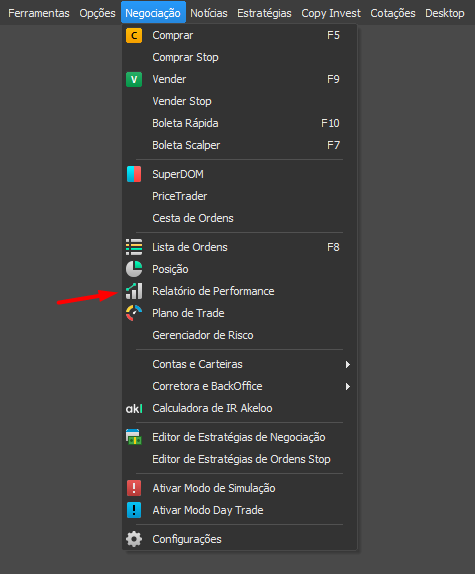 relatorio de performance no menu negociacao.png