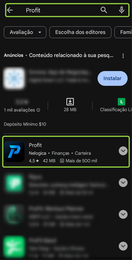 procurar por profit na play store 2.png