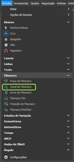 Canal de Fibonacci no menu estudos.png