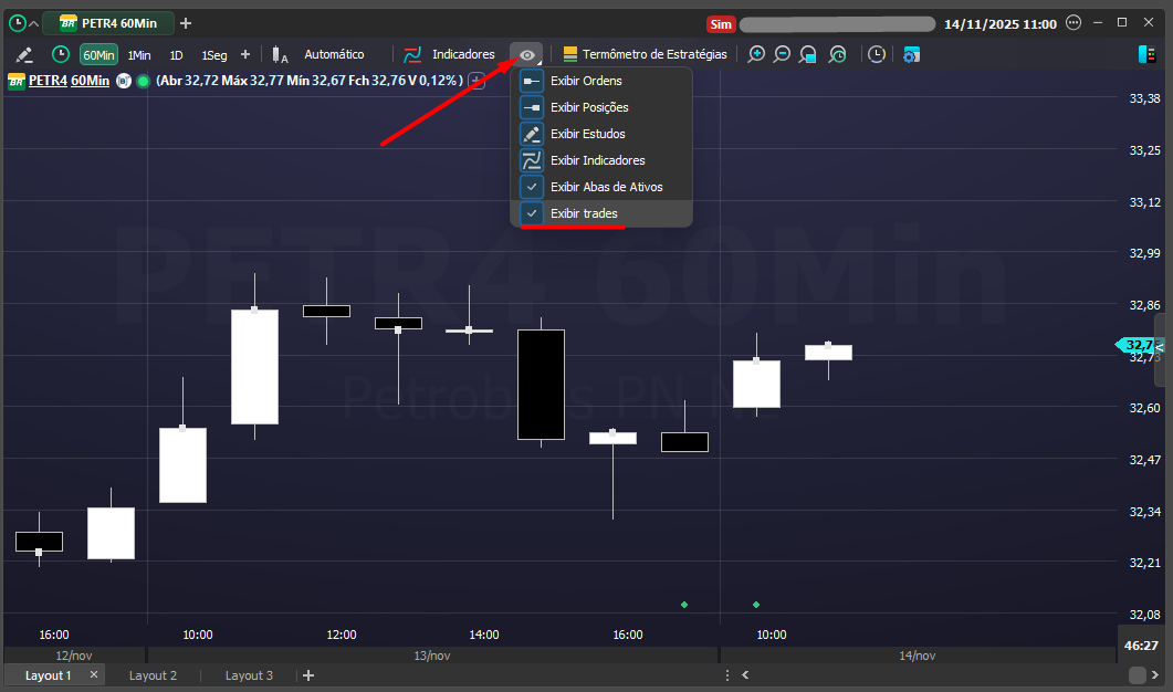 ativar exibir trades pelo atalho.png