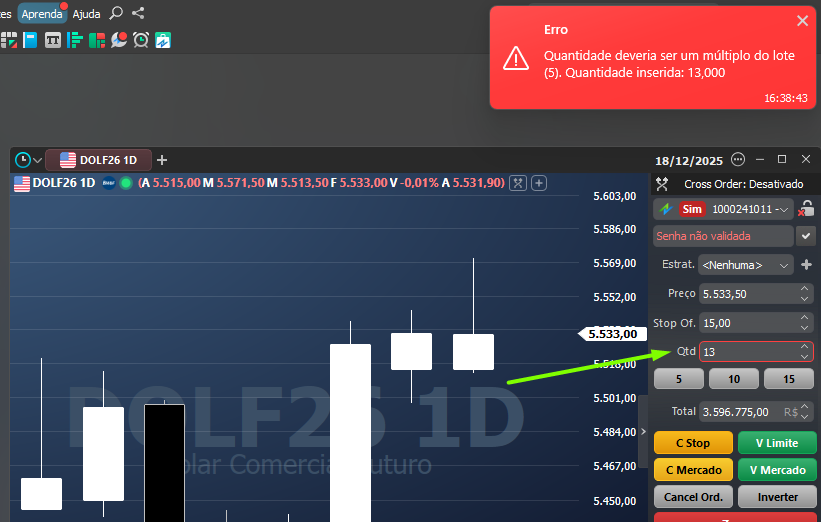erro 'quantidade deveria ser um multiplo do lote 5'.png