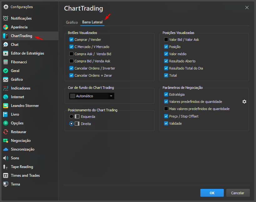 Chart Trading – Nelogica Sistemas de Software