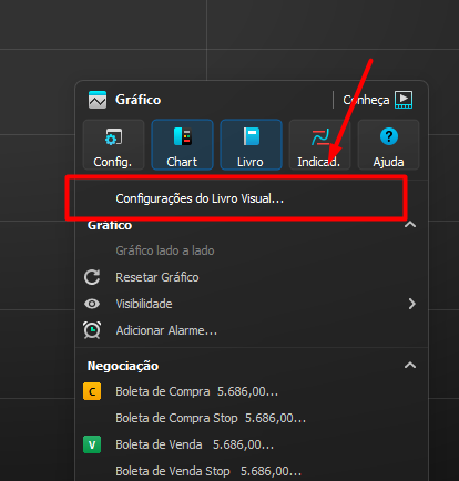 acessando as configurações do livro visual.png